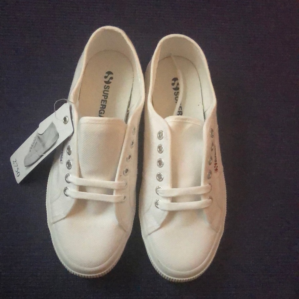 Superga Classic White Sneakers